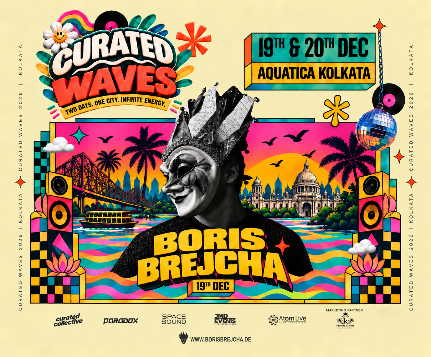 Curated Waves – Boris Brejcha Live - 19th & 20th Dec | 03:00 PM Onwards